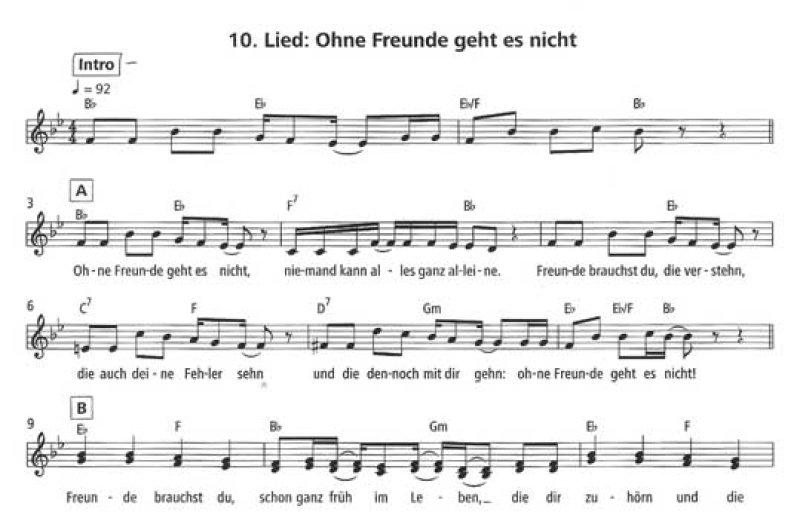Ohne Freunde geht es nicht